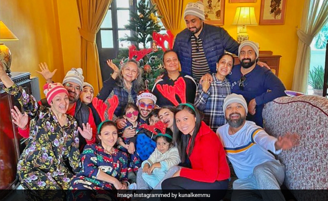 Inside Kunal Kemmu's Christmas Celebrations With Wife Soha Ali Khan, Sharmila Tagore And Others