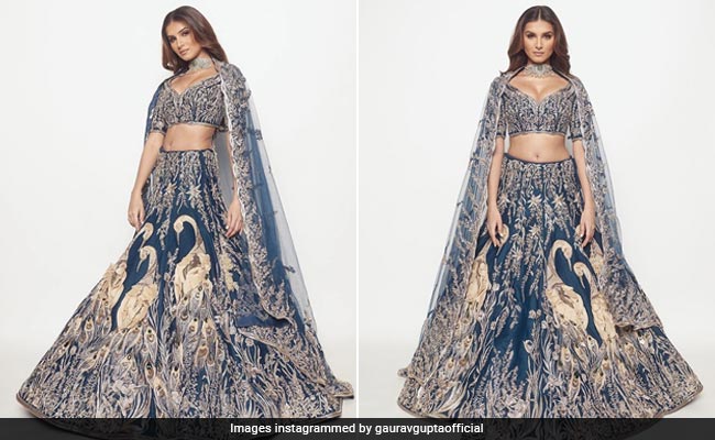 Anybody Would Mistake Tara Sutaria To Be A True Indian Princess In Her Blue <i>Lehenga</i>
