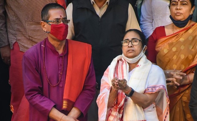 Mamata Banerjee Prays At Kamakhya Temple In Assam After Massive Civic Poll Win