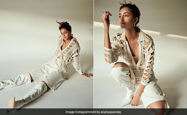 Ananya Panday's Version Of Winter Wonderland In An All-White Look Is Very Chic