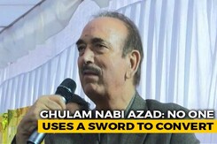 Good Work Influences People To Convert, Not Fear: Ghulam Nabi Azad Good Work Influences People To Convert, Not Fear: Ghulam Nabi Azad