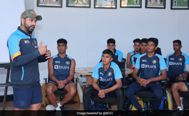 Rohit Sharma Gives "Priceless Lessons" To India U19 Cricketers At The NCA In Bengaluru. See Pics