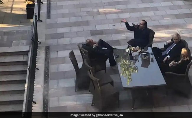 Photo Of PM Johnson At Alleged Garden Gathering During London Lockdown