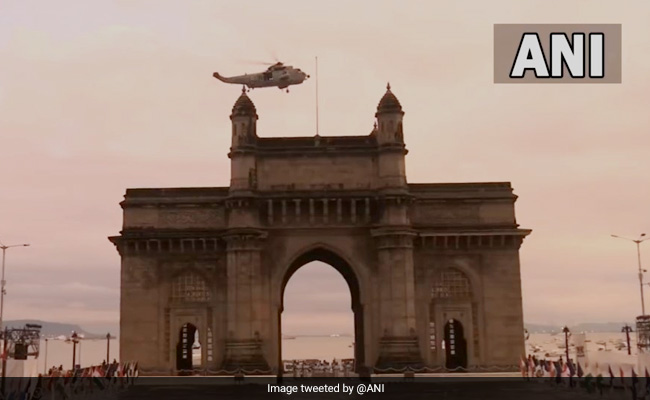 Watch: Navy's Stellar Show Of Skills Across Mumbai's Dusk Sky