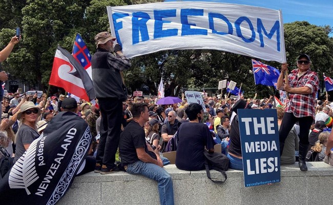 New Zealand's Curbs Limited Covid. Now, People Are Protesting Against Them