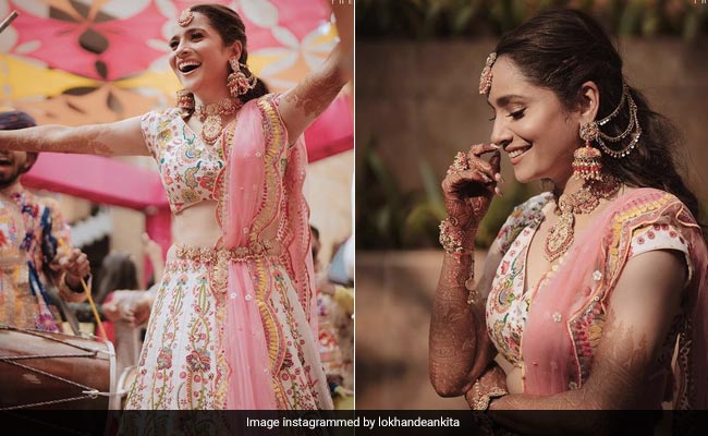 Ankita Lokhande's "Blooming Tale" Is Just As Gorgeous As Her Mehendi <i>Lehenga</i>