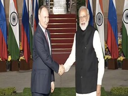 रूस के राष्ट्रपति व्लादिमीर पुतिन से मिले पीएम मोदी, कहा - भारत-रूस के रिश्ते सबसे मजबूत दौर में रूस के राष्ट्रपति व्लादिमीर पुतिन से मिले पीएम मोदी, कहा - भारत-रूस के रिश्ते सबसे मजबूत दौर में