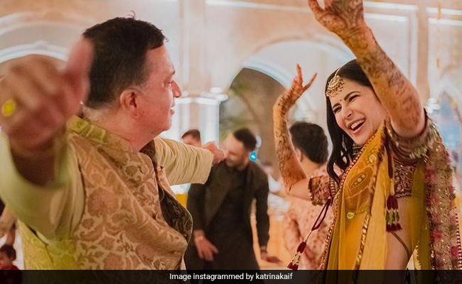 Just A Candid Pic Of Katrina Kaif Dancing With Father-In-Law Sham Kaushal