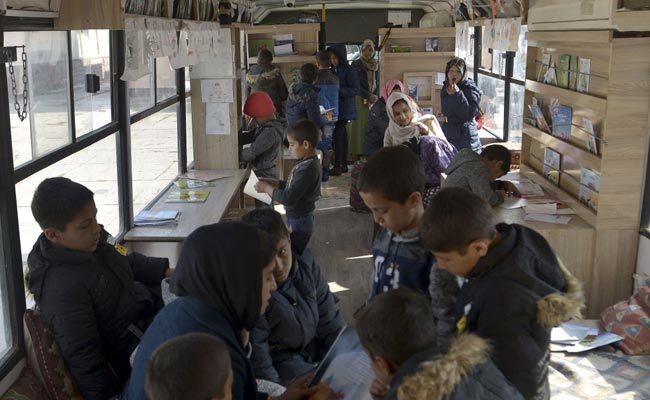A Mobile Library Bringing Smiles To Children's Face In Kabul