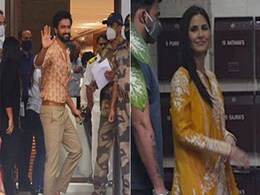 कैटरीना कैफ और विक्की कौशल का वीडियो आया सामने, राजस्थान जाने के लिए रवाना हुई स्टार जोड़ी कैटरीना कैफ और विक्की कौशल का वीडियो आया सामने, राजस्थान जाने के लिए रवाना हुई स्टार जोड़ी