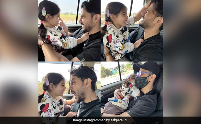 Kunal Kemmu's "Wholesome" Day With His "Favourites"- Soha Ali Khan and Inaaya