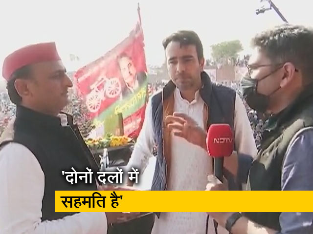 अखिलेश यादव ने NDTV से कहा, 'सपा-RLD में सीटों के बंटवारे पर कोई समस्या नहीं'