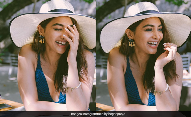 Pooja Hegde In A Sun Hat And Chic Bralette Is Warming Our Hearts On Winter Days