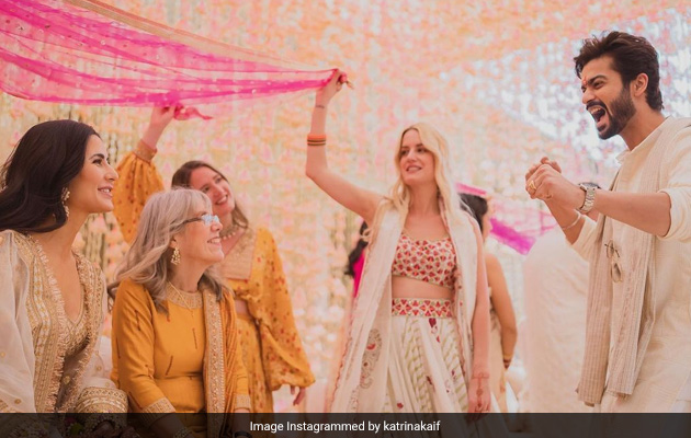 Sunny Kaushal's Caption For Pics Of Katrina Kaif And Brother Vicky From Their <i>Haldi</i> Ceremony Is Everything