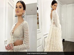 Tara Sutaria's "Winter Whites" Gloriously Include Gorgeous White Lehengas Tara Sutaria's "Winter Whites" Gloriously Include Gorgeous White Lehengas