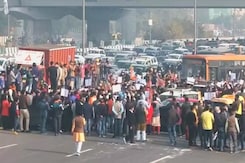 Heavy Traffic In Delhi After BJP Protests Against AAP's New Excise Policy Heavy Traffic In Delhi After BJP Protests Against AAP's New Excise Policy