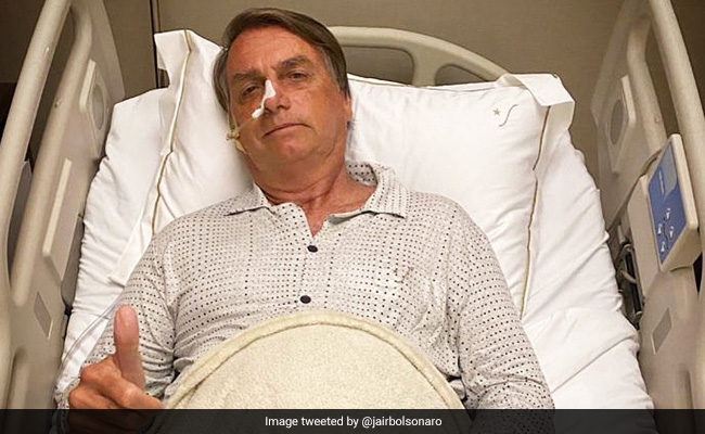 Brazil's Bolsonaro, Who's In Hospital, Doesn't Need Surgery, Say Doctors