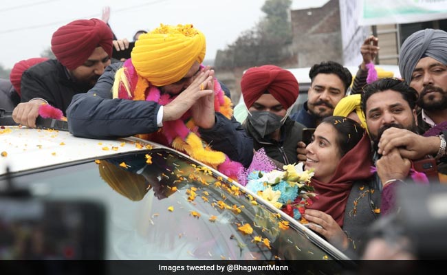 AAP Gets Notice Over Covid Rules Violation In Bhagwant Mann's Campaign