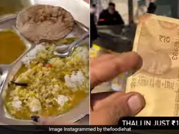 Watch: Delhi Vendor Selling Unlimited Thali At INR 10 Has The Internet In Awe; Here's Why