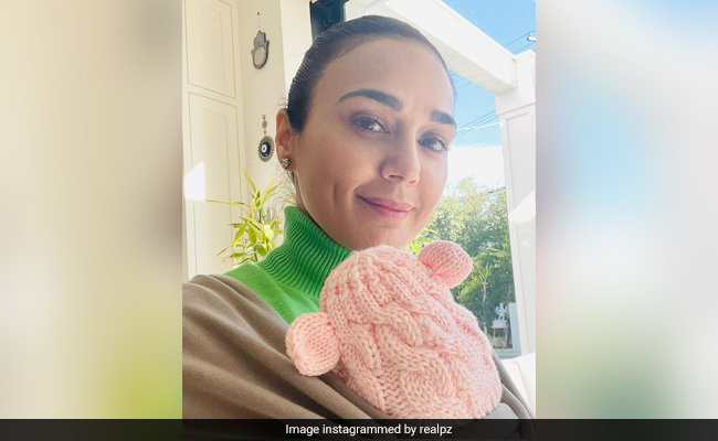 "Mommy Vibes," Preity Zinta Captions This Pic With Her  Baby