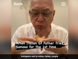 Watch: Italian Man's First Samosa Experience Receives Love From The Internet