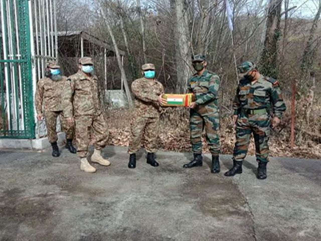 Indian Army's Exchange Of Sweets With Pak, China Soldiers