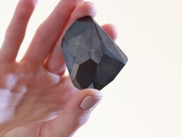 Massive 555-Carat Black Diamond Unveiled. It's Thought To Be From Outer Space