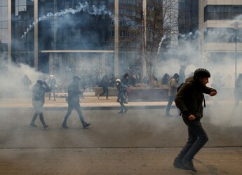 Clashes At Belgium Covid Rules Protest; Police Use Water Cannon, Tear Gas
