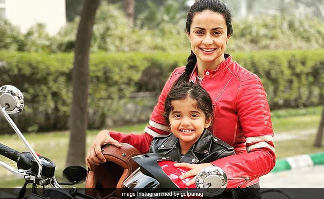 From Gul Panag's Bike Ride With Son Nihal And Husband Rishi Attari