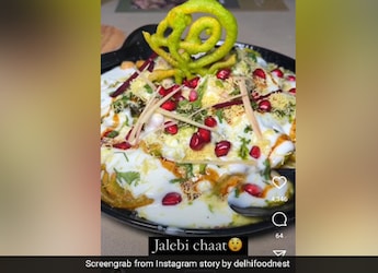 Jalebi Chaat, Anyone? New Delhi Chaat Shop Serves This Unique Spicy Jalebi Chaat (Watch Video) Jalebi Chaat, Anyone? New Delhi Chaat Shop Serves This Unique Spicy Jalebi Chaat (Watch Video)