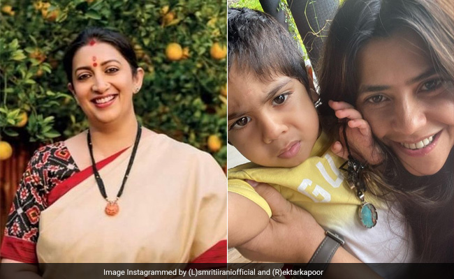 Smriti Irani ने एकता कपूर के बेटे को दी जन्मदिन की बधाई, बोलीं- मौसी तुम्हें बहुत मिस कर रही है Smriti Irani ने एकता कपूर के बेटे को दी जन्मदिन की बधाई, बोलीं- मौसी तुम्हें बहुत मिस कर रही है