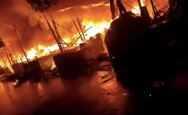At Delhi's Chandni Chowk Market, 60 Shops Burnt In Dawn Fire