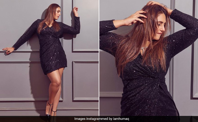 Huma Qureshi And Her Different Moods In A Stunning LBD Is All Party Vibes
