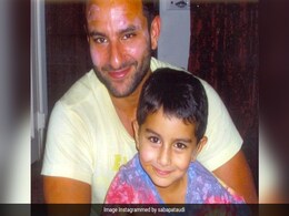 Saif Ali Khan And Son Ibrahim From Way Back When, Shared By Actor's Sister Saba Saif Ali Khan And Son Ibrahim From Way Back When, Shared By Actor's Sister Saba