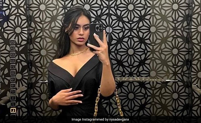 Nysa Devgan Makes Winter Days Look Glam In Her Off-Shoulder Black Dress