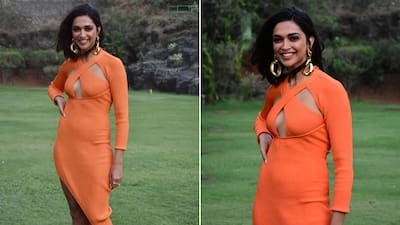 deepika padukone orange dress Orange never looked this good  Deepika Padukone serving fire vibes in  every shade of orange  From casual chic to diva glam, she owns it all    @deepikapadukone.fans_ for more