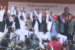 Two UP Ex-Ministers Join Samajwadi Party Two UP Ex-Ministers Join Samajwadi Party