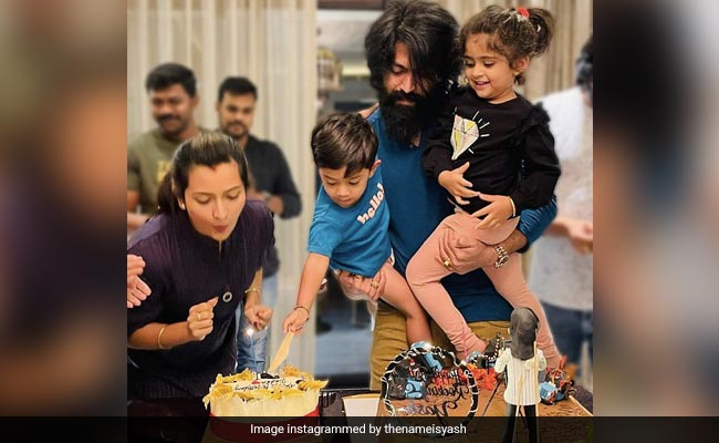 Inside <i>KGF</i> Star Yash's Birthday Celebrations With Family. See Pic