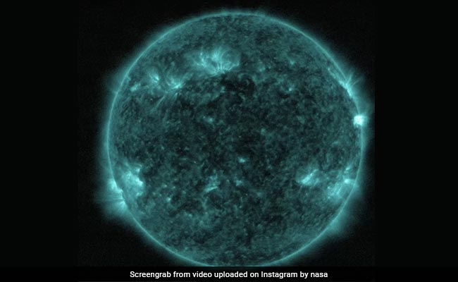 NASA ने शेयर किया Solar Flares का अद्भुत नज़ारा, Video देख चकाचौंध हो जाएंगी आपकी आंखे