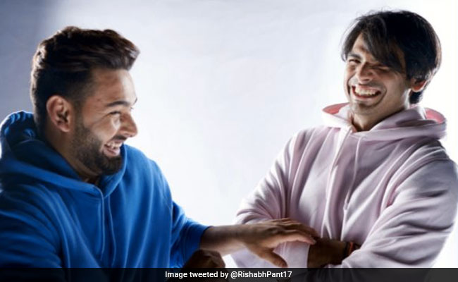 फोटोशूट के लिए पहली बार आमने-सामने आए ऋषभ पंत और नीरज चोपड़ा, मस्ती में डूबे दोनों खिलाड़ी