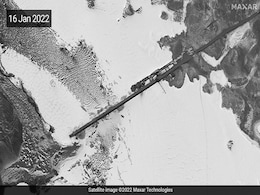 In New Pics, China's Race In Winter To Finish Illegal Bridge Over Pangong In New Pics, China's Race In Winter To Finish Illegal Bridge Over Pangong