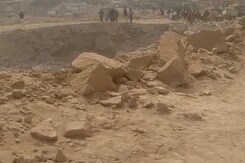 Several Feared Trapped After Landslide Buries Mining Vehicles In Haryana Several Feared Trapped After Landslide Buries Mining Vehicles In Haryana