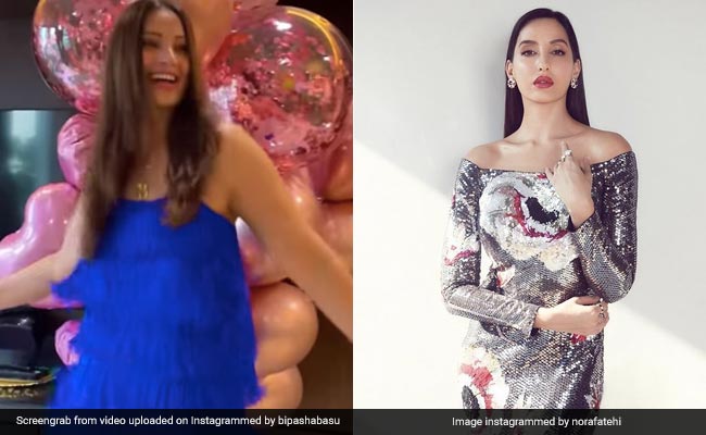 Bipasha Basu ने बर्थडे पार्टी में किया झूमकर डांस तो Nora Fatehi का यूं आया रिएक्शन