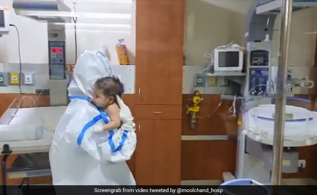 One-Month-Old Defeats COVID-19 At Delhi Hospital, Discharged