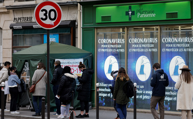 France Logs Nearly Half A Million Record Covid Cases Amid Omicron Surge