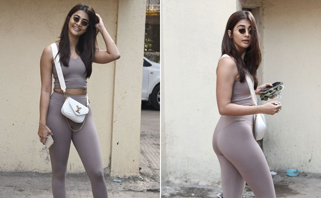 Pooja Hegde Makes Her Workouts Sporty Chic With A Little Monochrome Help