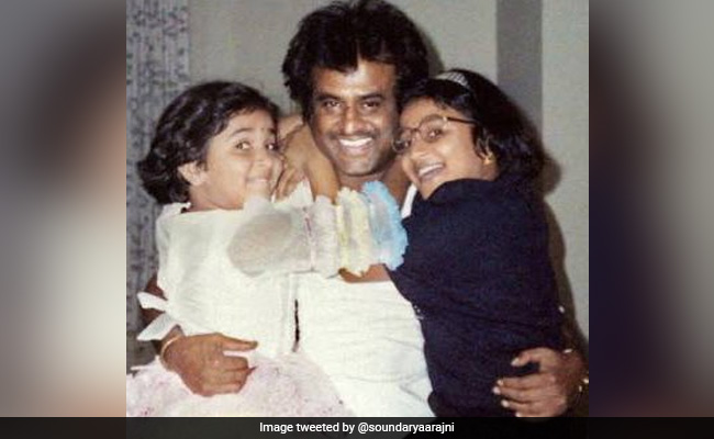 Soundarya Shares Throwback With Dad Rajinikanth And Sister Aishwaryaa