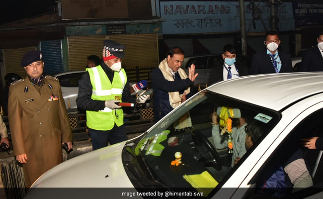 Watch: Why Assam Chief Minister Was Patrolling Streets On New Year's Eve