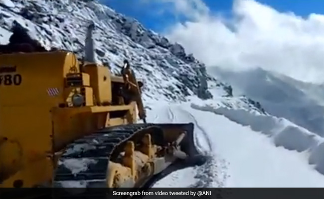 World's Second-Highest Motorable Road In Ladakh Opened Amid Extreme Winter