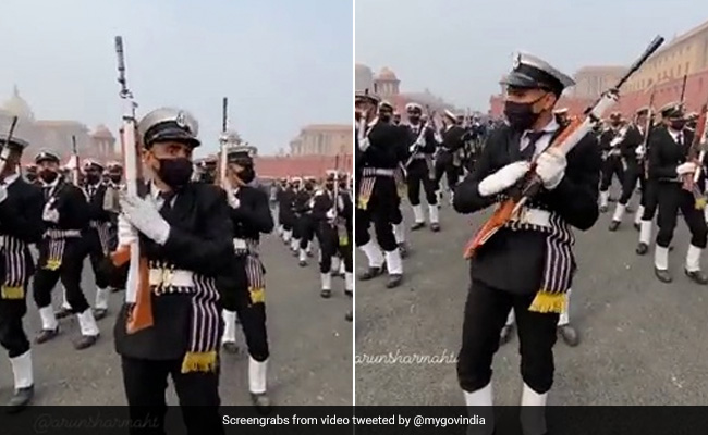 Watch: Indian Navy Grooves To Bollywood Tunes In Republic Day Rehearsal